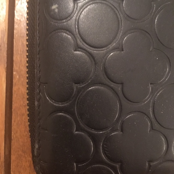 Comme des garçon black leather zip wallet w/ box - Picture 4 of 8